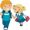 Disegno di Bambini delle Elementari a colori