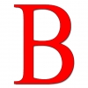 Disegno di Lettera B a colori