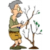 Disegno di Nonno Giardiniere a colori