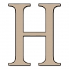 Disegno di Lettera H a colori