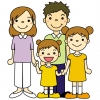 Disegno di Famiglia Unita a colori