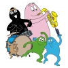 Disegno di Barbapapà e la Musica a colori