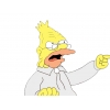 Disegno di Nonno Simpson a colori