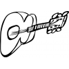 disegno di Chitarra da colorare disegno di Chitarra da colorare