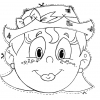 Disegno di Maschera da Ritagliare da colorare Disegno di Maschera da Ritagliare da colorare