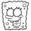 Disegno di Maschera di Spongebob da Ritagliare da colorare Disegno di Maschera di Spongebob da Ritagliare da colorare