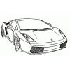 Disegno di Auto di Lusso da colorare