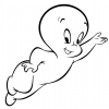 disegno di Casper Il Fantasma da colorare