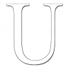 Disegno di Lettera U da colorare