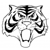 Disegno di Maschera Uomo Tigre da colorare Disegno di Maschera Uomo Tigre da colorare