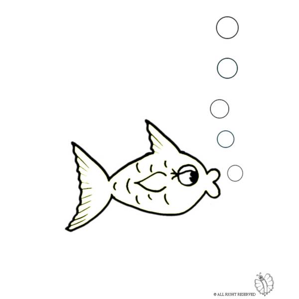 Disegni Da Colorare Di Pesci Per Bambini