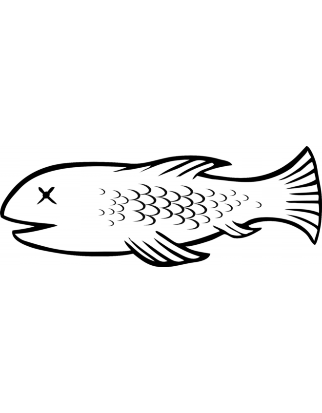 Stampa disegno di Pesce d'Aprile