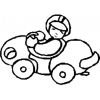 Disegno di Macchinina da colorare
