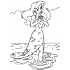 Disegno di Ariel la Sirenetta da colorare