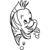 Disegno di Flounder da colorare