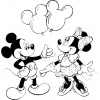 disegno di Topolino e Minnie da colorare disegno di Topolino e Minnie da colorare