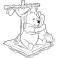 disegno di Winnie Pooh sulla Zattera da colorare disegno di Winnie Pooh sulla Zattera da colorare