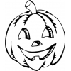 Disegno di Zucca di Halloween da colorare