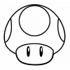disegno di Funghetto di Super Mario Bros da colorare disegno di Funghetto di Super Mario Bros da colorare
