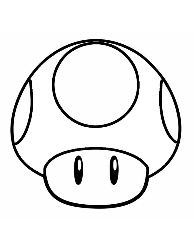 Mario Bros Mushroom Drawing - pic-beat