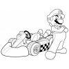 disegno di Mario Kart da colorare disegno di Mario Kart da colorare