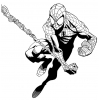 Disegno di Spiderman L'Uomo Ragno da colorare