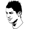 Disegno di Cristiano Ronaldo da colorare Disegno di Cristiano Ronaldo da colorare