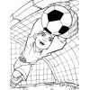 Disegno di Portiere di Calcio da colorare Disegno di Portiere di Calcio da colorare