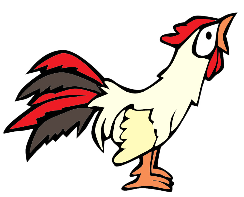 Disegno Di Un Gallo Da Colorare