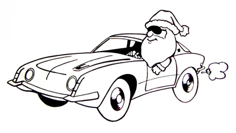 Immagini Babbo Natale Da Colorare Per Bambini