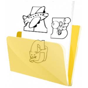 Disegni di Scritte da colorare