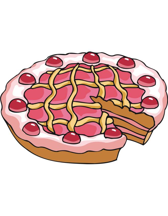 disegno di Crostata a colori