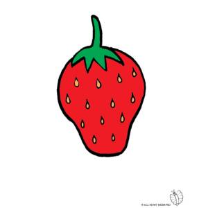 Disegno di Fragola a colori