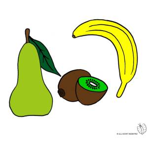 Disegno di Frutti a colori