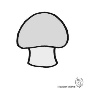 Disegno di Fungo a colori