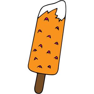 Disegno di Gelato Ghiacciolo a colori