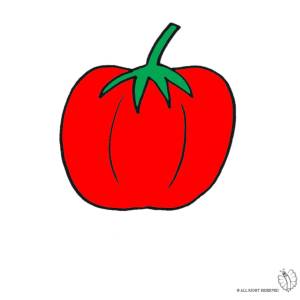 disegno di Pomodoro a colori