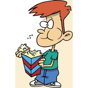 disegno di Pop Corn a colori