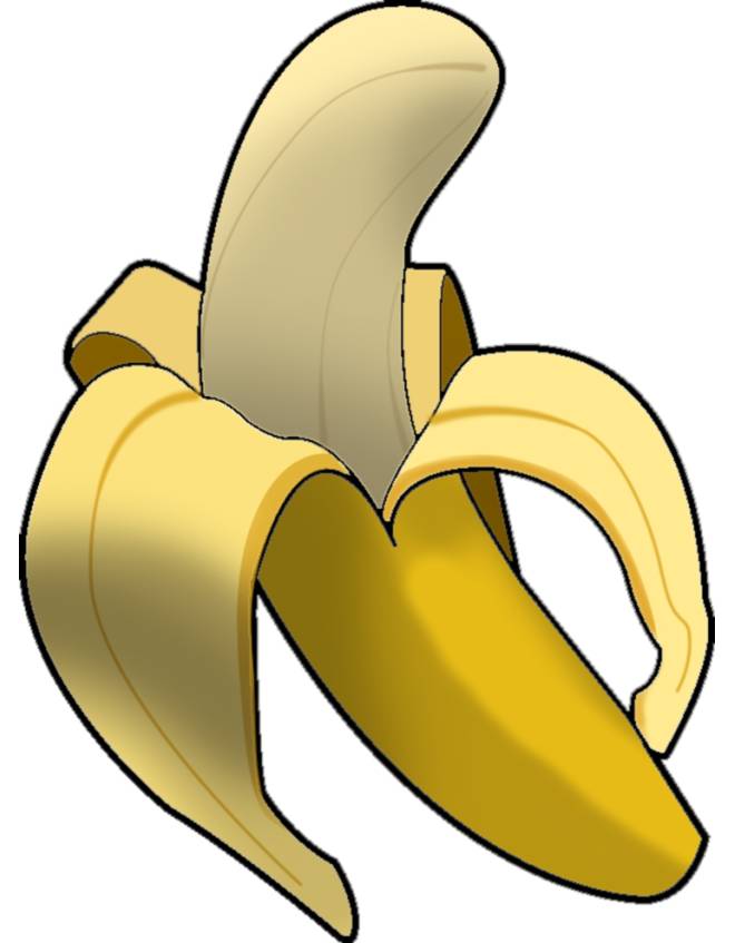 disegno di Banana a colori