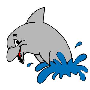 Disegno di Delfino a colori