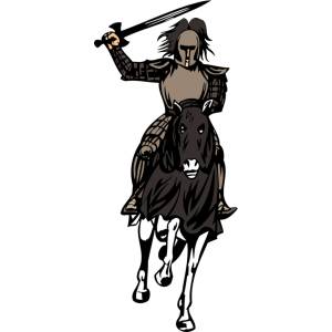 Disegno di Cavaliere a colori