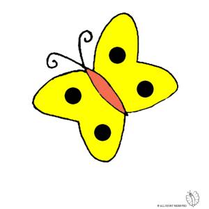 Disegno di Farfalla a colori