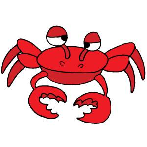 Disegno di Granchietto a colori