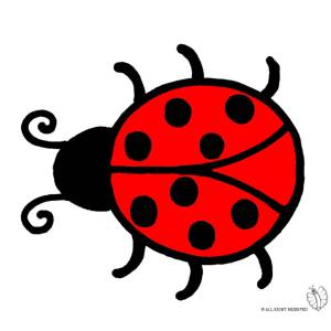 Disegno di La Coccinella a colori