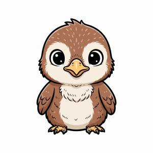 disegno di Piccola Acquila a colori