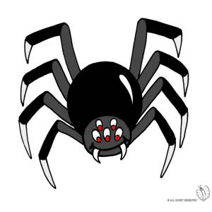 Disegno di Ragno per Scherzo Carnevale a colori