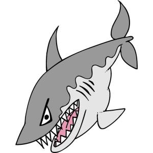 Disegno di Lo Squalo a colori