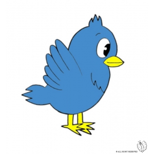 Disegno di Uccello a colori