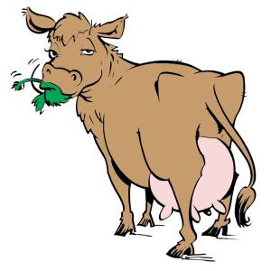 Disegno di Mucca a colori