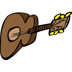 Disegno di Chitarra a colori